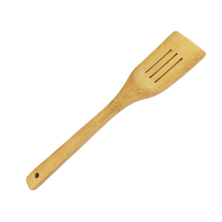 

Kuyiluo bamboo Spatula 1PC Bamboo Cooking Spatula Natural Wood Non-Stick Pan Spatula Kitchen Utensils Accessories (As shown)