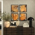 thumbnail image 3 of DecMode Rustic Brown Tree Trunk Inspired Wood Wall Décor, Set of 4 18"W x 18"H, 3 of 15