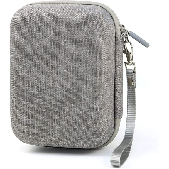 Case for Fujifilm Instax Mini Evo - Epicgadget Hard Travel Carrying Pouch Bag Portable Protective Cover for Instax Mini Evo Instant Camera with Storage Space for Camera Accessories USB Cable (Gray)