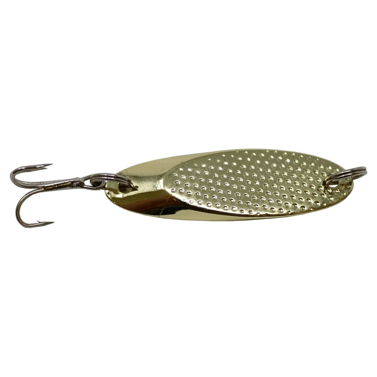 Acme Tackle Kastmaster Hammered Fishing Lure Spoon Gold 1/4 oz.