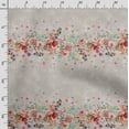 thumbnail image 3 of Soimoi Chinese Floral Printed, Cotton Fleece, Fabric by The Yard Sewing DIY Stretch Fabric 56 Inches Wide, WarmFabric for Hats, Coats, Gloves, Blankets, Red & White, 3 of 5