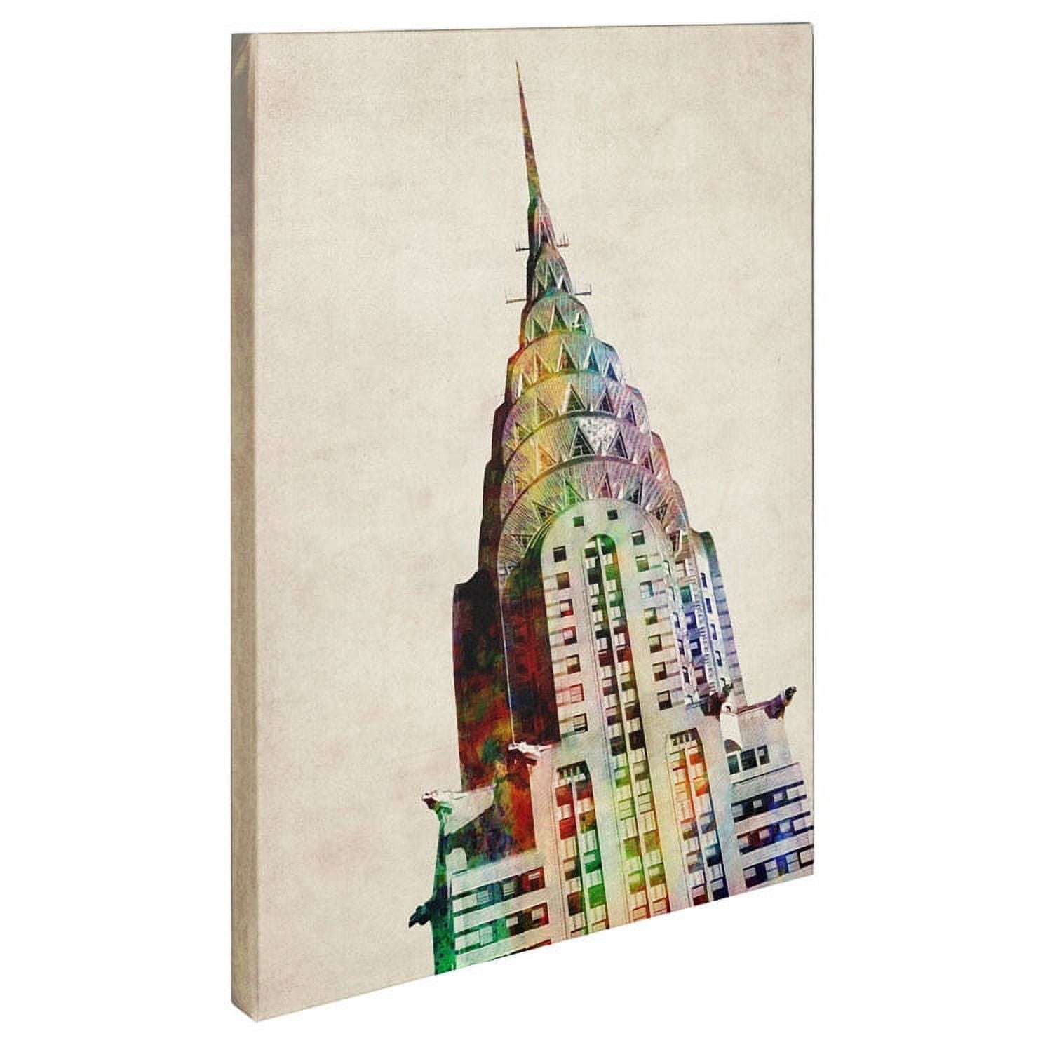 Trademark Art 'Chrysler Building' Canvas Art by Michael Tompsett