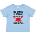 thumbnail image 3 of Inktastic Nonna and Poppop Grandson Crab Boys or Girls Baby T-Shirt, 3 of 5