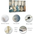 thumbnail image 2 of ZHONGYUTONG Guitar Canvas Wall Art Abstract Blue Guitar Painting Prints Musical Themed Picture for Concert House Bar Wall Decor Framed (20.00" x 30.00"), 2 of 6