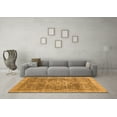 thumbnail image 3 of Ahgly Company Indoor Rectangle Abstract Orange Modern Area Rugs, 7' x 10', 3 of 4