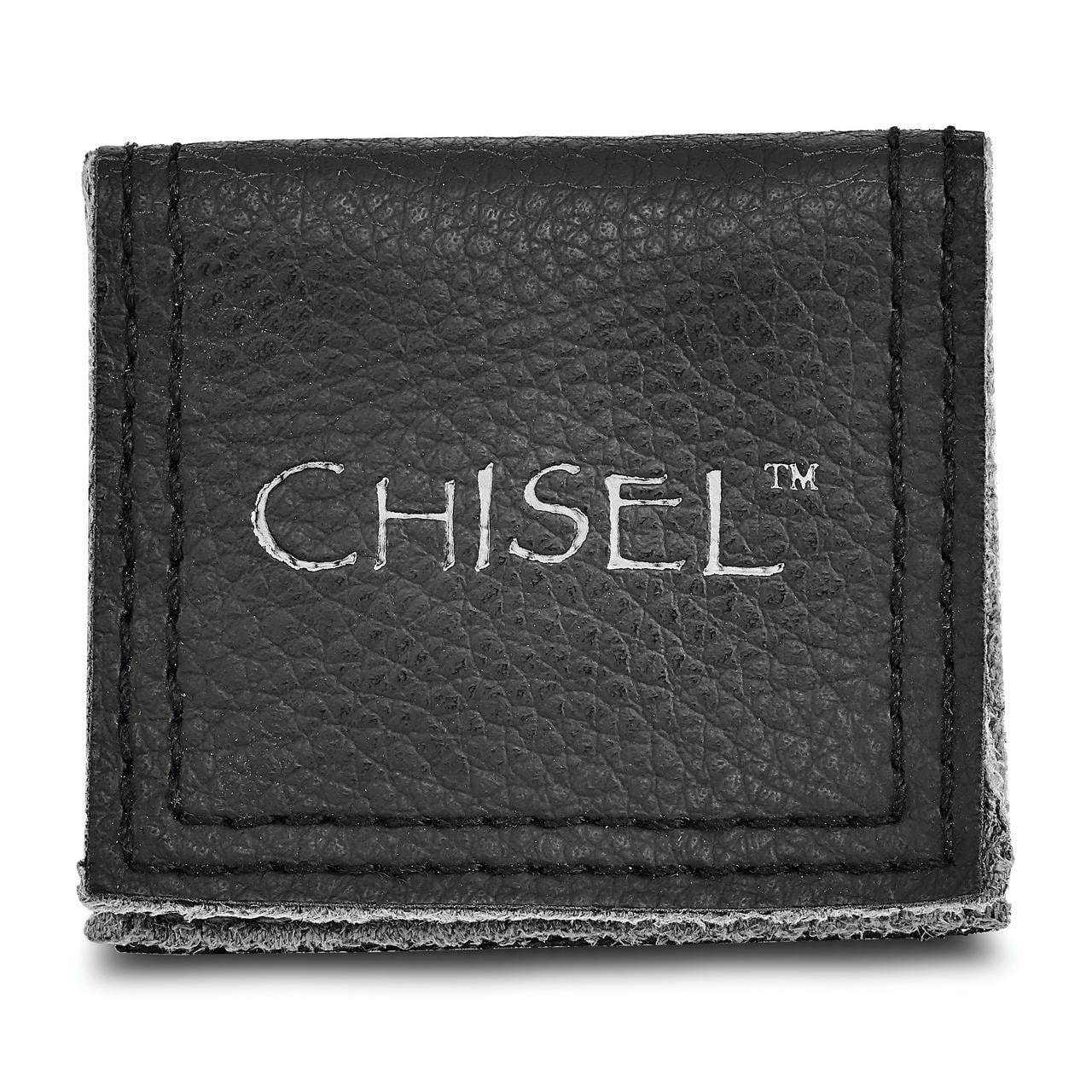 Stainless Steel 8mm Black IP-plated Brushed Flat Band