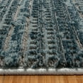 thumbnail image 5 of Gertmenian Missha Dario Modern/Contemporary Striped Blue Indoor Area Rug, 2x6 Runner, 5 of 9