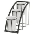 thumbnail image 6 of Cal Mil 1746-3-13 Mission Black Steel 3-Tier Upright Cylinder Display - 7 x 13 x 10.75 in., 6 of 7