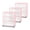 Pink Frost, variant on Sterilite Wide 3 Drawer Plastic Storage Cart - Rolling Organizer - White