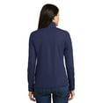 thumbnail image 2 of Port Authority Ladies Pinpoint Mesh 1/2 Zip -XL (True Navy), 2 of 6