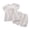 b7-White, variant on KPOPLK Relaxed Fit Pajamas Set Baby Girls Pattern Print Short Sleeve Two-piece Outfits Lightweight Cotton Sleepwear PJS Loungewear for 6 Months To 6 Years(18-24 Months,Yellow)