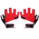 thumbnail image 1 of 1 par de guantes de ciclismo transpirables y antideslizantes, guantes deportivos de medio dedo, talla XL (rojos), 1 of 5