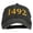 Black, variant on 1492 Columbus Day Embroidered Washed Cap - Navy OSFM