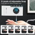 thumbnail image 4 of Touchless Automatic Soap Dispenser USB Rechargeable Sensors Wall Mounted Suitable for Bathroom Kitchen Hotel, 4 of 9