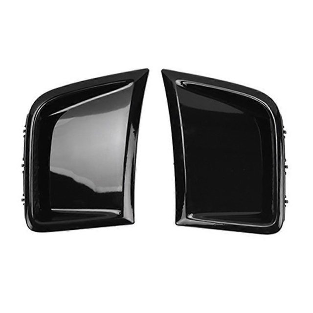 For Wagon 10th 2008-2014 Glossy Black Engine Hood Outlet Cover Front Bumper Air Vent Trim