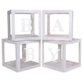 thumbnail image 1 of Cajas para bebés PABUES con 4 letras para baby shower, color blanco, 1 of 7