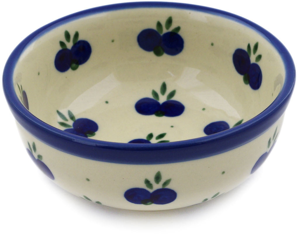 Polish Pottery Bowl 4-inch Maraschino 