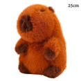 thumbnail image 1 of Capybara Plush Toy Stuffed Animal Doll Soft Fluffy Capybara Throw Pillow, 1 of 5