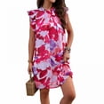 thumbnail image 5 of Elegant floral sleeveless dress for women, 5 of 5
