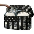 thumbnail image 2 of Yuyamidu Black American Flag Propane Tank Cover Double 40lb Propane Tank Cover for Camper Trailer, Easy to Put on and Take off RV Parts RV Camper Accessories, 4th of July, 2 of 8