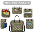 thumbnail image 2 of Pioneer Flower Floral Print Pattern Womens Lunch Box for Work,Insulated Large Lunch Bag,Leakproof Adult Lunch Bag for Work,Beach,Travel,Picnic,Camping, 2 of 6