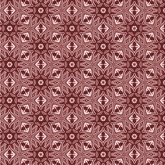 Ahgly Company Machine Washable Indoor Square Transitional Cranberry Red Area Rugs, 7' Square