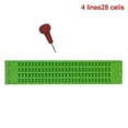 thumbnail image 2 of 9 Lines 30 Cells/4 Lines 28 Cells/27 Line 30 Cells Braille Writing Slate with Stylus, 2 of 5