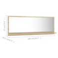 thumbnail image 2 of vidaXL Bathroom Mirror Framed Vanity Mirror for Powder Room Engineered Wood, 2 of 6