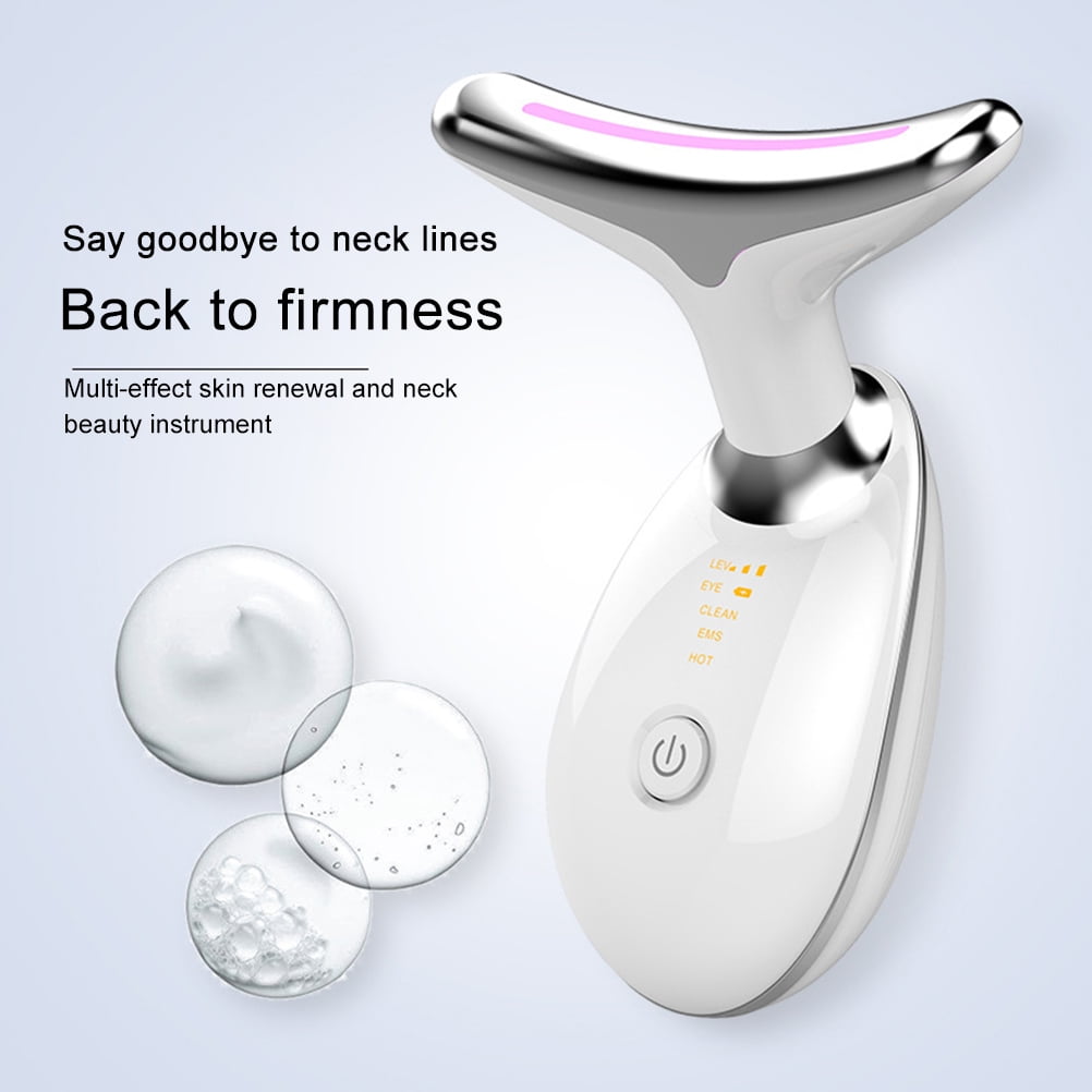 Anti Wrinkle Face and Neck Massager 45 ℃ Beauty Device with EMS