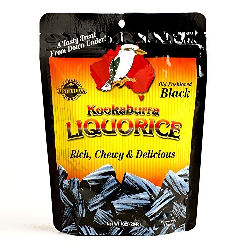 Kookaburra Traditional Black Liquorice 10 oz each (2 Items Per Order
