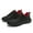 Red, variant on Men's Skid Resistant Non Slip Work Shoes - Work & Safety Footwear, Food Service Work Sneakers, Lace-Up Breathable Work Shoes for Men Red,9