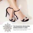 thumbnail image 4 of FRCOLOR Metal Charms 24pcs Christmas Theme Decoration Snowflake Shaped Adornment DIY Decoration,1.18"X1.18"X0.2", 4 of 5