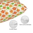 thumbnail image 3 of KLL Maple Leaves1 Pillow Covers Envelope Closure,Super Soft and Cozy Fuzzy Fleece Pillow Case Cover 14"x20", 3 of 5