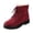 Wine, variant on Bnwani Womens Boots,Winter Boots,Non-slip,Round Toe,Lace-Up,Warm,Black,40(US:7.5)