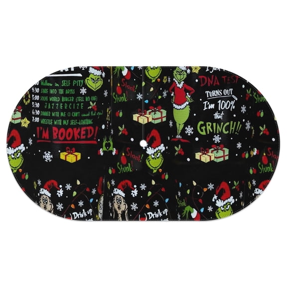 Outdoor Oval Waterproof Tablecloth with Umbrella Hole and Zipper,Reusable Indoor/Outdoor Durable Washable Table Cover for Patio, Party, Picnic 60 X 102 Inch