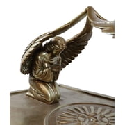 Ebros Gift Matte Gold Ark ofCovenant 24.25” Polyresin Sculpture