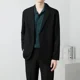 thumbnail image 3 of Chaqueta de traje de hombre de abrigo blanco, chaqueta de vestir para hombre chino, diseñador de lujo de negocios, nueva ropa de moda de primavera 2024, 3 of 5