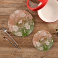 thumbnail image 2 of Cotton Rope Pot Holder Set of 2 Kitchen Trivets Gradient Elegant Floral Potholdersfor Hot Pans & Dishes, 2 of 7