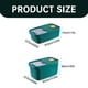thumbnail image 3 of melotizhi Large Capacity Clear Plastic Rice Container Grain Cereal Flours Storage Organizer, L Beige, 3 of 9