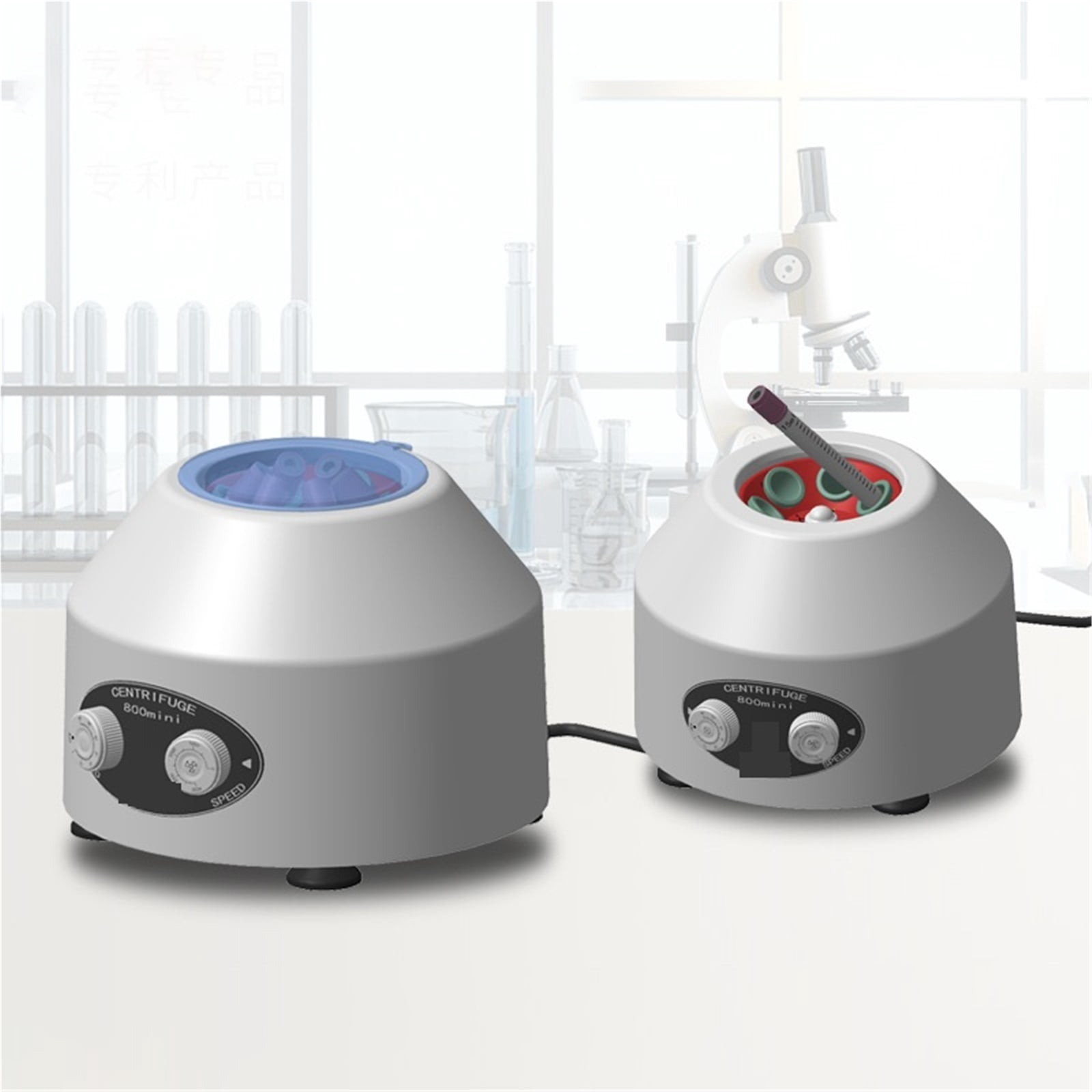 Desktop Centrifuge Mini Centrifuge Machine 4000rpm 1685xg Timing Medical Centrifuge Lab Practice Machine ,Efficient Separation