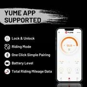 M YUME SCOOTER Hawk 2400W Electric Scooter,43MPH,43Miles Long Rang Electric Scooter for Adults E-Scooter,10 All-terrain E-scooter with 60V 22.5Ah Battery
