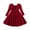 Red, variant on FDDMis Christmas Tree Dress Girls High Neck Dress Tulle Dress Up Clothes for Girls Age 8-10 Girls Outfits Size 7/8 Toddler Girls Thanksgiving Outfits, Red 12-18 Months