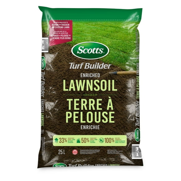 Scotts Turf Builder Enriched LawnSoil™ 0.04-0.04-0.04  25L, 0.04-0.04-0.04  25L