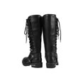 thumbnail image 3 of Dream Apparel Women's Motorcycle Riding Boots Knee High Boots Biker Boots Lace Up, 3 of 6