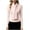Pink Womens Pullover Top, variant on Dress Shirts for Women Formal Business Turtleneck Sweater Front Tie Office Work Blouse