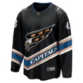 thumbnail image 2 of Men's Fanatics Tom Wilson Black Washington Capitals 50th Anniversary Breakaway Jersey, 2 of 3