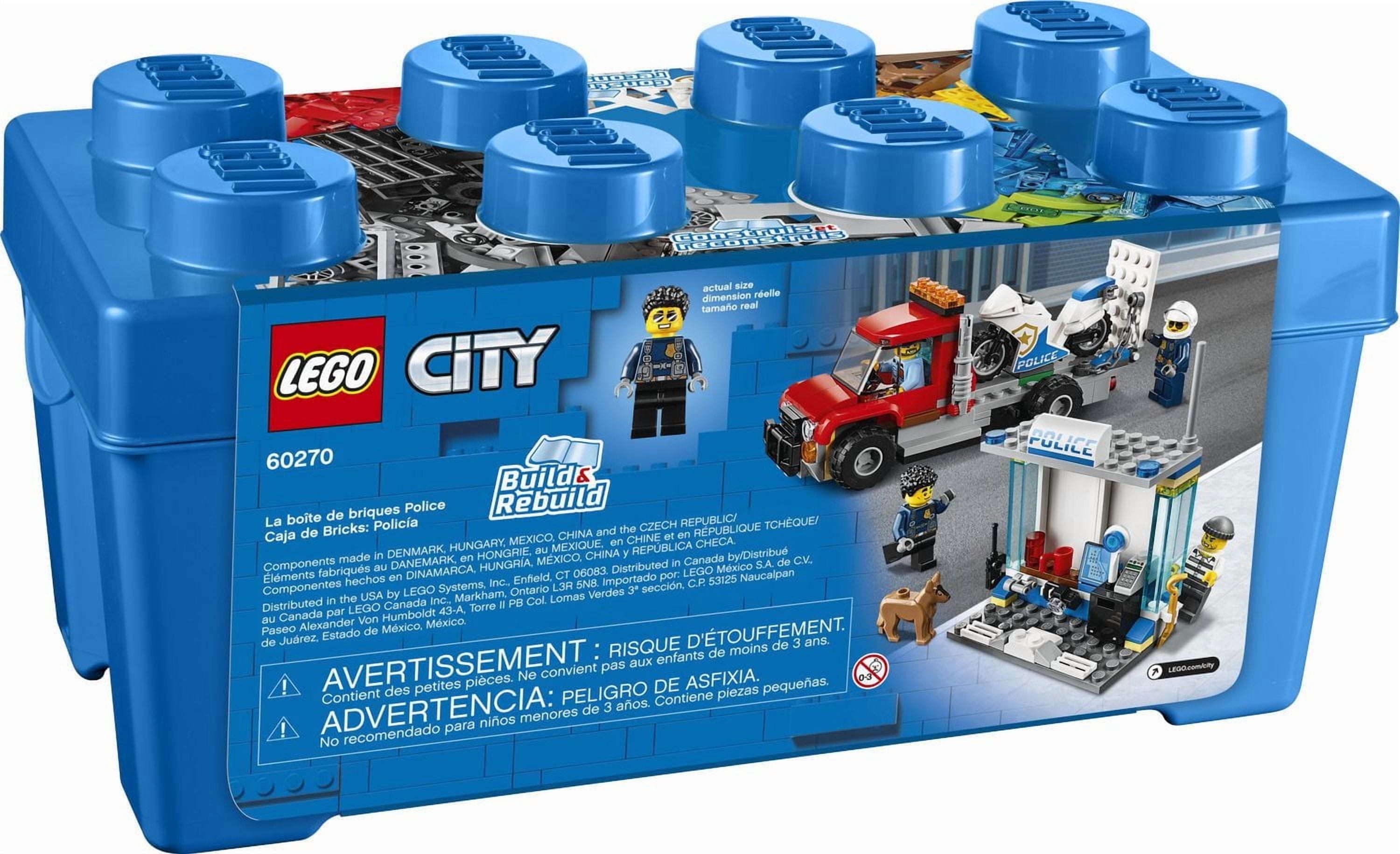 LEGO City Police Brick Box 60270 Toy Building Kit (301 Pieces)