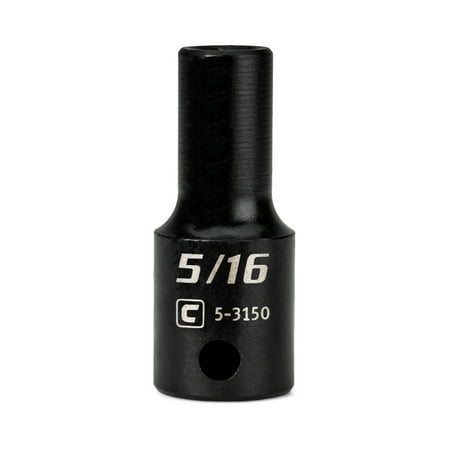 UPC: 0886352531504 | Capri Tools 3/8 in. Drive 5/16 in. Semi-Deep Impact Socket