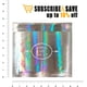 thumbnail image 4 of Pack de 10 sobres acolchados holográficos, 7.25 x 7 pulgadas, sobres metálicos con efecto holograma y cierre autoadhesivo, 4 of 7