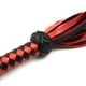 thumbnail image 5 of Methold Accesorios para látigo para montar a caballo, accesorios universales de cuero Artificial para azotar caballos, accesorio de Suministros de alimentación y agua para mascotas rojo + negro, 5 of 6
